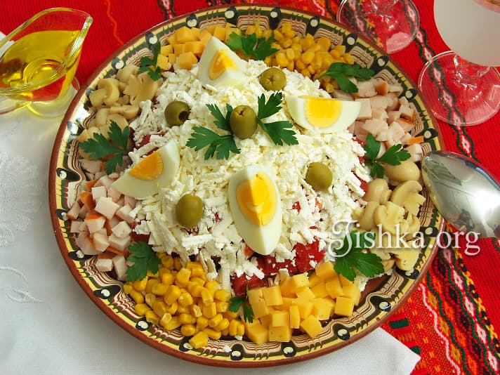 Рецепты салатов с пошаговыми фотографиями.